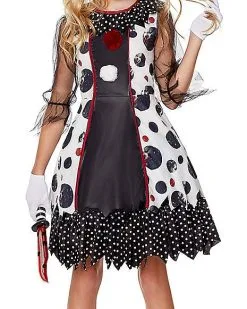 Spirit Halloween Kids Creepy Clown Costume -Halloween Clothing Theme Store 01344928 d