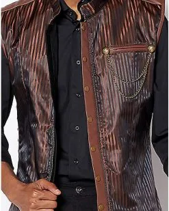 Spirit Halloween Steampunk Vest -Halloween Clothing Theme Store 01345677 b
