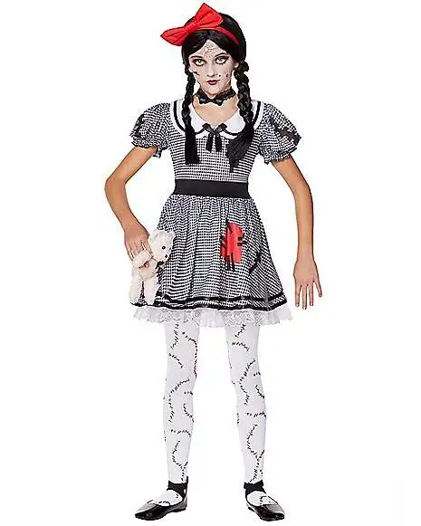 Spirit Halloween Kids Wind-Up Doll Costume 3 Spirit Halloween Kids Wind-Up Doll Costume