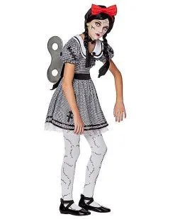 Spirit Halloween Kids Wind-Up Doll Costume 8 Spirit Halloween Kids Wind-Up Doll Costume -Halloween Clothing Theme Store 01346238 c