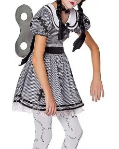 Spirit Halloween Kids Wind-Up Doll Costume 9 Spirit Halloween Kids Wind-Up Doll Costume -Halloween Clothing Theme Store 01346238 d