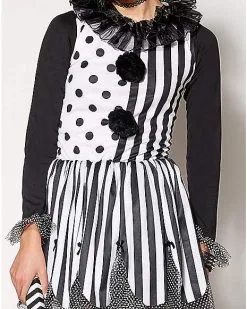 Spirit Halloween Adult Twisted Trickster Clown Costume -Halloween Clothing Theme Store 01346444 b