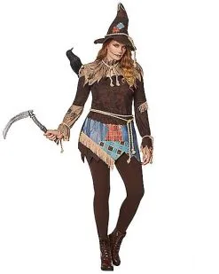 Spirit Halloween Adult Creepy Scarecrow Costume