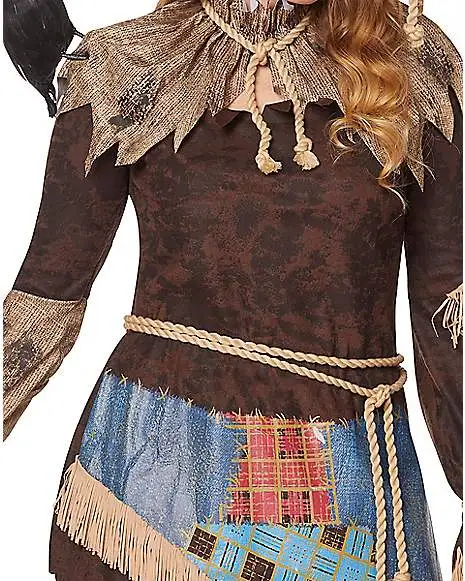 Spirit Halloween Adult Creepy Scarecrow Costume 6 Spirit Halloween Adult Creepy Scarecrow Costume - Image 4