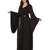 Spirit Halloween Adult Black Hooded Dress -Halloween Clothing Theme Store 01346998 a
