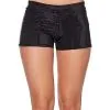 Spirit Halloween Adult Black Sequin Shorts 2 Spirit Halloween Adult Black Sequin Shorts -Halloween Clothing Theme Store 01351915 a