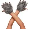 Spirit Halloween Faux Fur Wolf Gloves -Halloween Clothing Theme Store 01352293 a