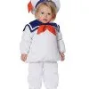 Spirit Halloween Baby Belly Stay Puft Marshmallow Costume - Ghostbusters -Halloween Clothing Theme Store 01355965 a