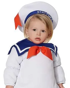 Spirit Halloween Baby Belly Stay Puft Marshmallow Costume - Ghostbusters -Halloween Clothing Theme Store 01355965 c