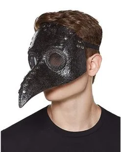 Spirit Halloween Plague Doctor Half Mask -Halloween Clothing Theme Store 01358365 c