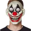 Spirit Halloween Googly Eye Clown Half Mask -Halloween Clothing Theme Store 01359389 a