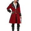 Spirit Halloween Red Pirate Jacket -Halloween Clothing Theme Store 01359520 a
