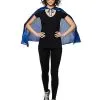 Spirit Halloween Blue Metallic Cape 1 Spirit Halloween Blue Metallic Cape -Halloween Clothing Theme Store 01360817 a