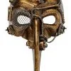 Spirit Halloween Steampunk Plague Doctor Half Mask -Halloween Clothing Theme Store 01361815 a