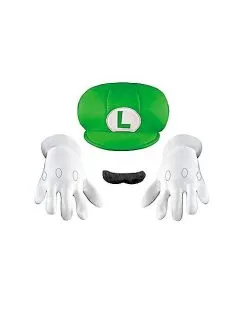 Spirit Halloween Kids Luigi Costume Kit - Nintendo 5 Spirit Halloween Kids Luigi Costume Kit - Nintendo -Halloween Clothing Theme Store 01367879 b