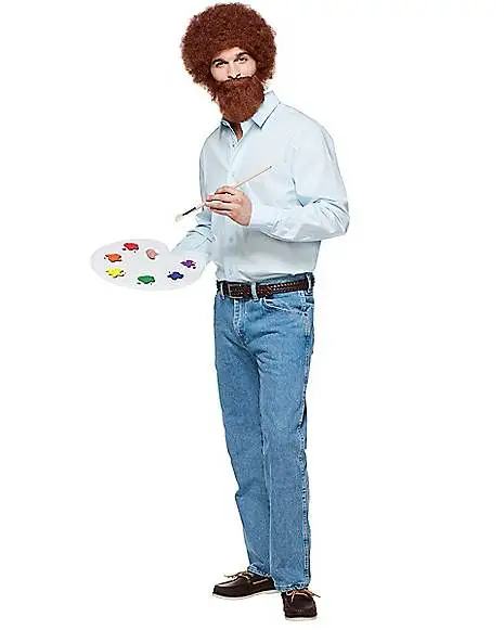 Spirit Halloween Adult Bob Ross Costume - Firefly 3 Spirit Halloween Adult Bob Ross Costume - Firefly