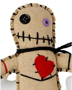 Spirit Halloween Voodoo Doll -Halloween Clothing Theme Store 01373992 c