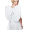 Spirit Halloween White Velvet Angel Wings 1 Spirit Halloween White Velvet Angel Wings -Halloween Clothing Theme Store 01375559 a