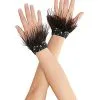 Spirit Halloween Black Faux Feather Raven Gloves 1 Spirit Halloween Black Faux Feather Raven Gloves -Halloween Clothing Theme Store 01375666 a