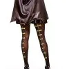 Spirit Halloween Batman Gold Backseam Tights - DC Comics -Halloween Clothing Theme Store 01376037 a