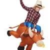 Spirit Halloween Kids Ride-On Inflatable Bull Costume -Halloween Clothing Theme Store 01380138 a
