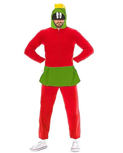 Spirit Halloween Adult Marvin The Martian Union Suit - Looney Tunes 3 Spirit Halloween Adult Marvin The Martian Union Suit - Looney Tunes