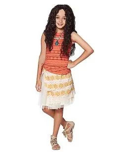 Spirit Halloween Kids Moana Dress Costume - Moana 8 Spirit Halloween Kids Moana Dress Costume - Moana -Halloween Clothing Theme Store 01381664 c