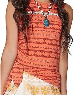 Spirit Halloween Kids Moana Dress Costume - Moana 9 Spirit Halloween Kids Moana Dress Costume - Moana -Halloween Clothing Theme Store 01381664 d