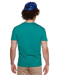 Spirit Halloween Adult Dustin Henderson T Shirt - Stranger Things -Halloween Clothing Theme Store 01382027 b