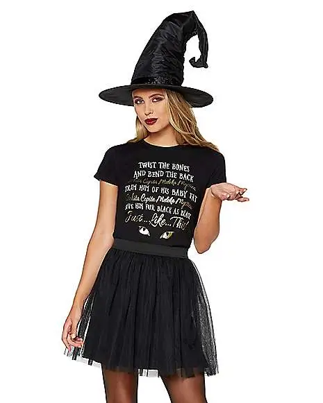 Spirit Halloween Twisted Bones Binx Spell T Shirt - Hocus Pocus 3 Spirit Halloween Twisted Bones Binx Spell T Shirt - Hocus Pocus
