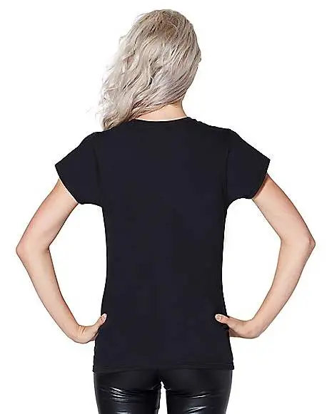 Spirit Halloween Black Flame T Shirt - Hocus Pocus 4 Spirit Halloween Black Flame T Shirt - Hocus Pocus - Image 2