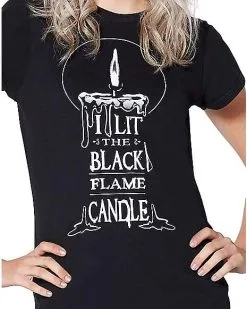 Spirit Halloween Black Flame T Shirt - Hocus Pocus 8 Spirit Halloween Black Flame T Shirt - Hocus Pocus -Halloween Clothing Theme Store 01384130 c