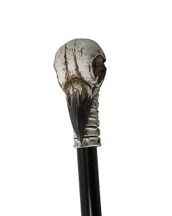 Spirit Halloween Raven Skull Staff -Halloween Clothing Theme Store 01386887 b
