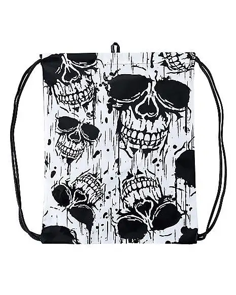 Spirit Halloween Realistic Skull Cinch Bag 3 Spirit Halloween Realistic Skull Cinch Bag