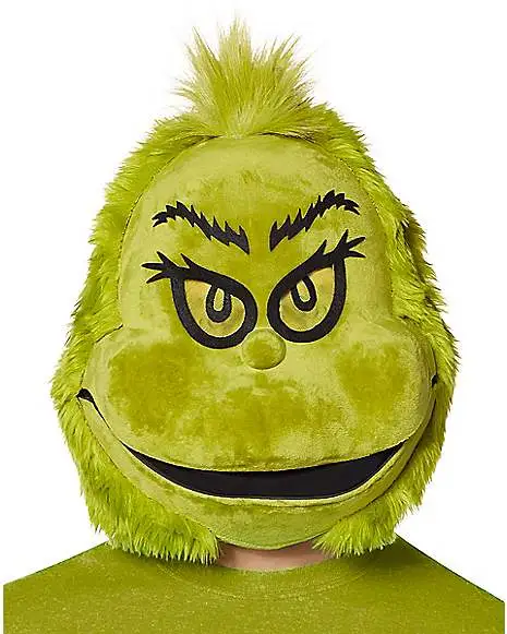Spirit Halloween Moving Mouth The Grinch Full Mask - Dr. Seuss 3 Spirit Halloween Moving Mouth The Grinch Full Mask - Dr. Seuss