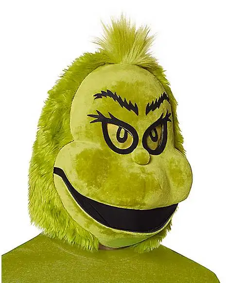 Spirit Halloween Moving Mouth The Grinch Full Mask - Dr. Seuss 5 Spirit Halloween Moving Mouth The Grinch Full Mask - Dr. Seuss - Image 3