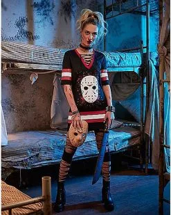 Spirit Halloween Adult Jason Voorhees Hockey Dress – Friday The 13th