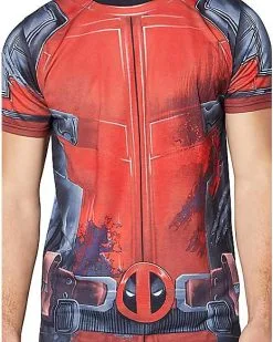 Spirit Halloween Deadpool T-Shirt - Marvel -Halloween Clothing Theme Store 01395771 c