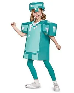 Spirit Halloween Kids Armor Shirt Set - Minecraft -Halloween Clothing Theme Store 01396662 f