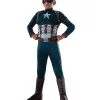 Spirit Halloween Kids Captain America Costume Deluxe - Captain America 3: Civil War -Halloween Clothing Theme Store 01397363 a