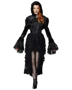 Spirit Halloween Hooded Capelet Jacket 8 Spirit Halloween Hooded Capelet Jacket -Halloween Clothing Theme Store 01398205 c