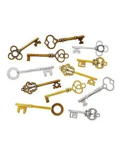 Spirit Halloween Steampunk Bag Of Keys