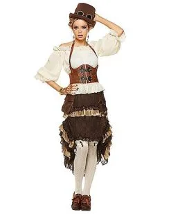 Spirit Halloween Steampunk Waist Cincher -Halloween Clothing Theme Store 01400126 d
