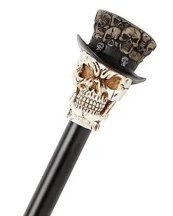Spirit Halloween Top Hat Skeleton Staff -Halloween Clothing Theme Store 01403518 b