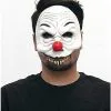 Spirit Halloween Killer Clown Half Mask 2 Spirit Halloween Killer Clown Half Mask -Halloween Clothing Theme Store 01403534 a
