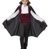 Spirit Halloween Kids Vampire Costume - Deluxe -Halloween Clothing Theme Store 01404649 a