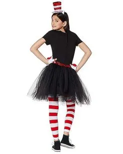 Spirit Halloween Kids Cat In The Hat Dress Costume - Dr. Seuss 7 Spirit Halloween Kids Cat In The Hat Dress Costume - Dr. Seuss -Halloween Clothing Theme Store 01406982 c