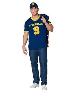 Spirit Halloween Riverdale Football Jersey - Archie Comics -Halloween Clothing Theme Store 01407378 d