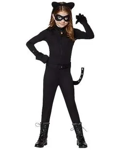 Spirit Halloween Kids Cat Noir Costume - Miraculous Ladybug -Halloween Clothing Theme Store 01407485 c