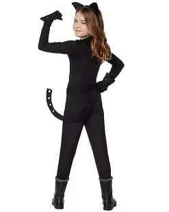 Spirit Halloween Kids Cat Noir Costume - Miraculous Ladybug -Halloween Clothing Theme Store 01407485 e